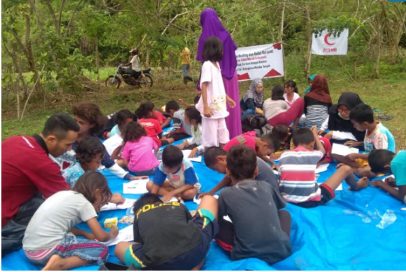 BSMI Buka Kelas Darurat dan Trauma Healing Bagi Korban Gempa Maluku