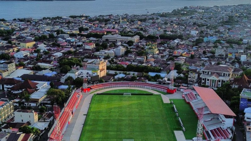 Manajemen Malut United Beri Izin Gelora Kie Raha Jadi Lokasi Salat Idulfitri