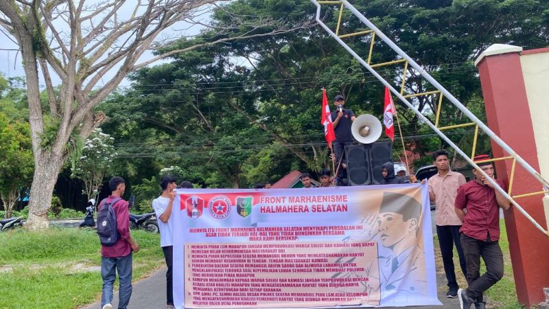 Polres Halsel Didesak Tindak Oknum yang Diduga Provokator Konflik Lahan di Obi