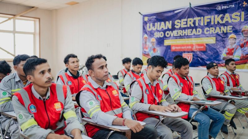 Harita Nickel Uji Kompetensi Operator Lokal, Siapkan SDM Terampil untuk Industri Hilir