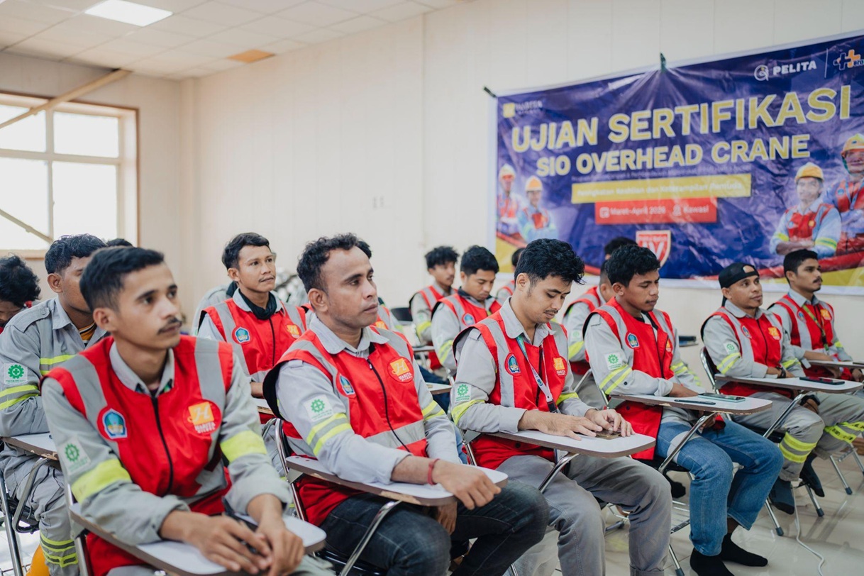 Harita Nickel Uji Kompetensi Operator Lokal, Siapkan SDM Terampil untuk Industri Hilir