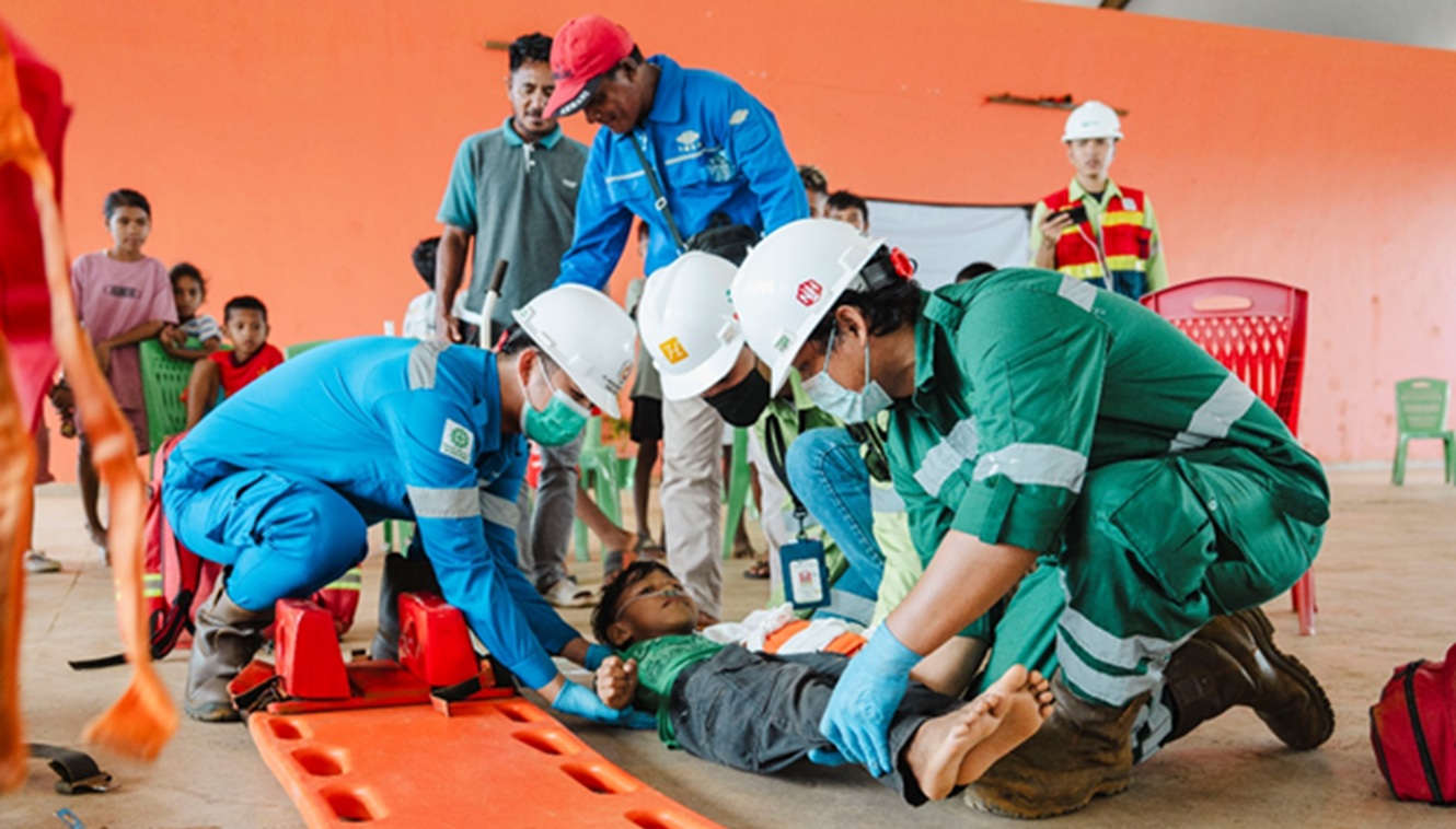 Dari Simulasi hingga Terjun ke Lokasi, Harita Nickel Padukan Edukasi dan Aksi Nyata Penanganan Bencana
