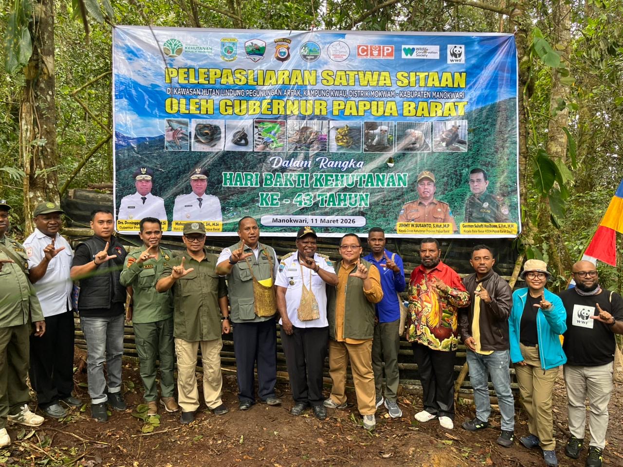 Gagalkan Penyelundupan Satwa Endemik Papua, Empat Instansi di Malut Terima Penghargaan