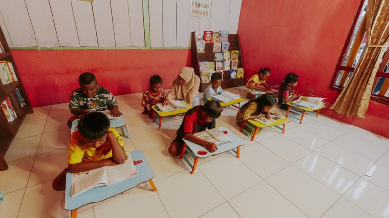 Sekolah dan Literasi di Kecamatan Obi Selatan Didorong Lebih Berkualitas